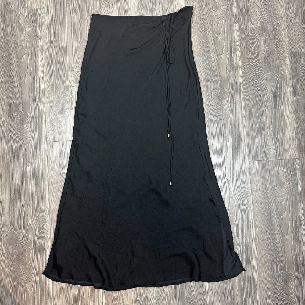 Free People Elegant Black Maxi Skirt